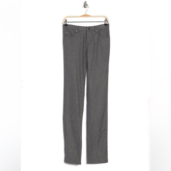 RED Valentino Straight Leg Wool Blend Pants Grigio Melange US 4 IT 40 NWT - Picture 5 of 10